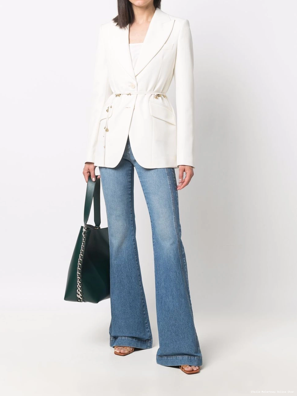 Affordable belted Women single-breasted blazer Stella McCartney 0712